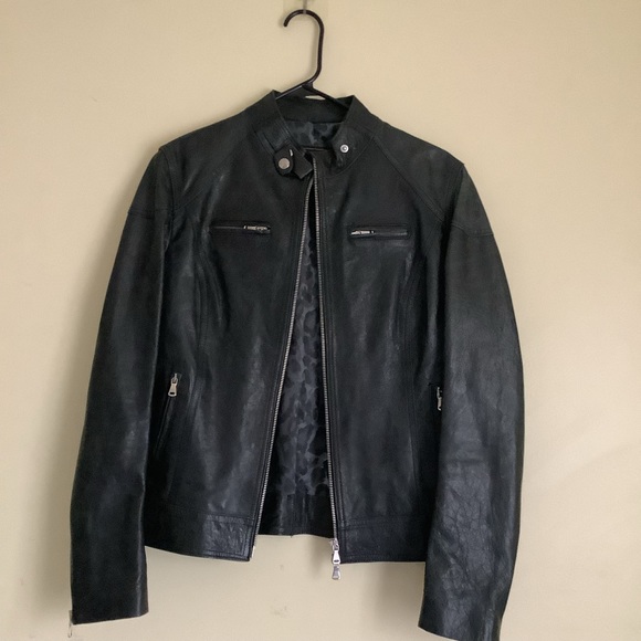 Massimo Jackets & Blazers - ITALY Moto Leather Jacket